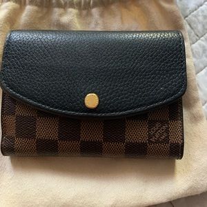 Authentic Louis Vuitton Normandy noir wallet
